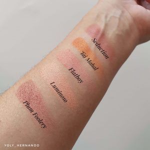 swatches de coloretes