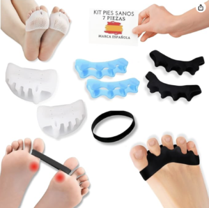 Separadores de dedos de los pies
